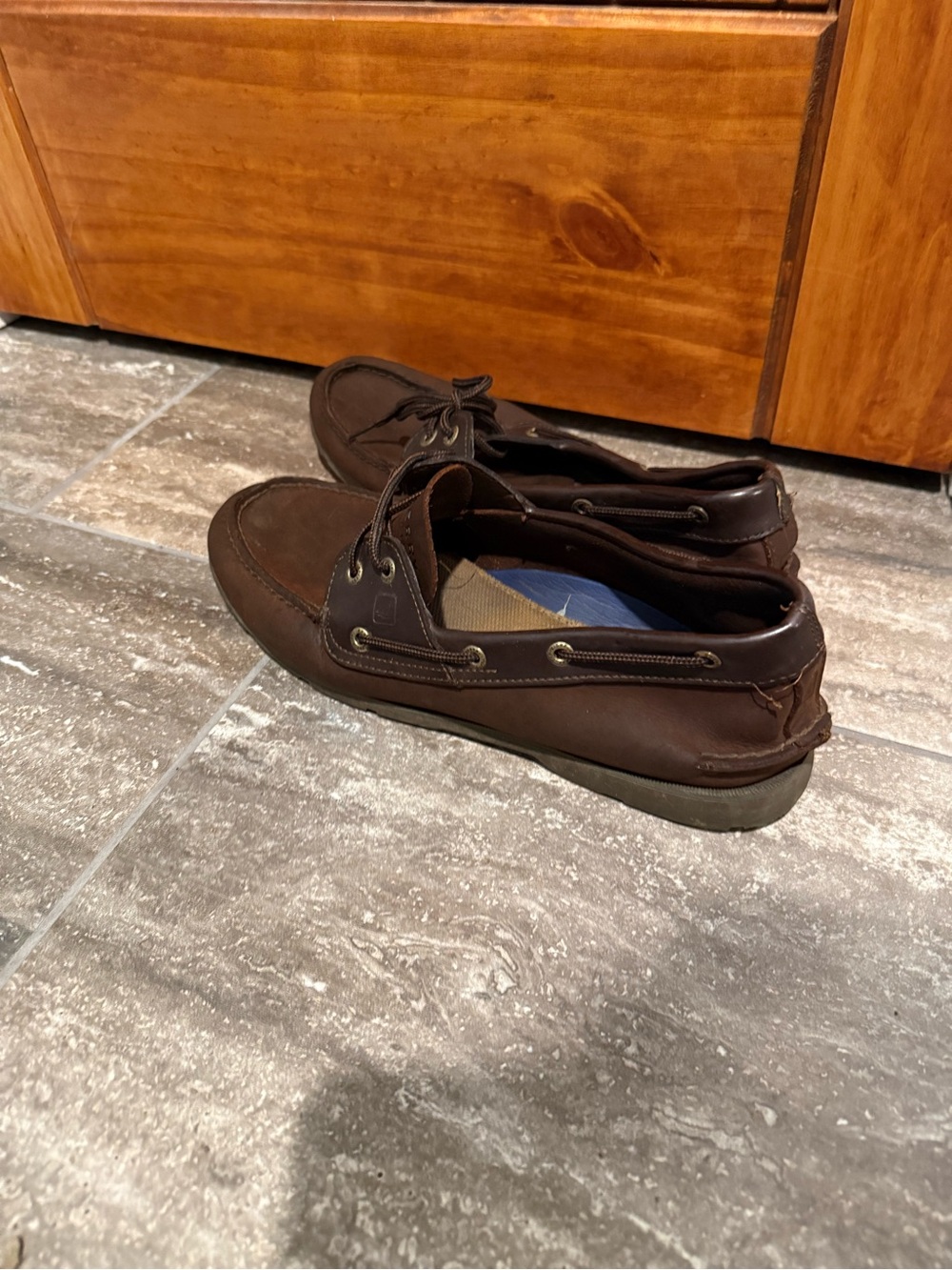 Sperry Men's Brown Leather Boat Shoes